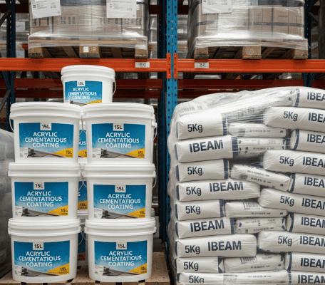 acrylic cementitious coating